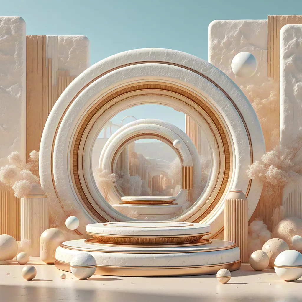 Abstract 3D arch design