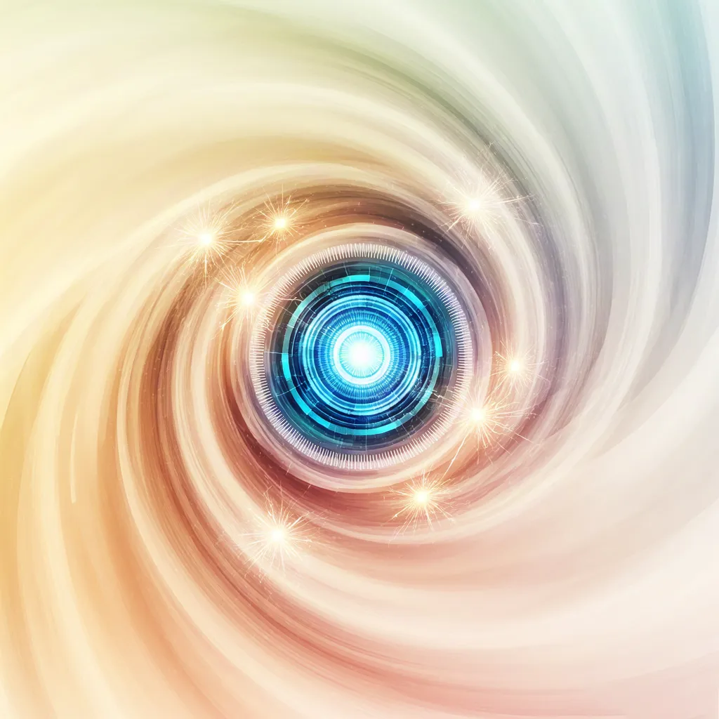 Abstract energy swirl