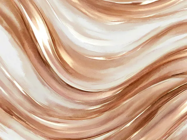 Beige and bronze watercolor swirl texture inspired by marble patterns.