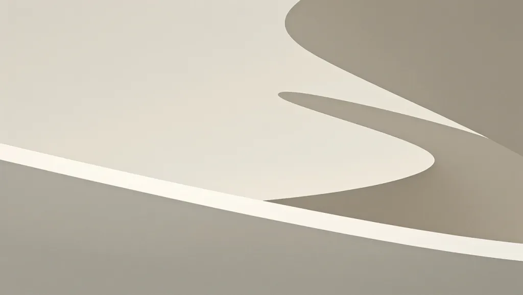 Beige abstract curved background