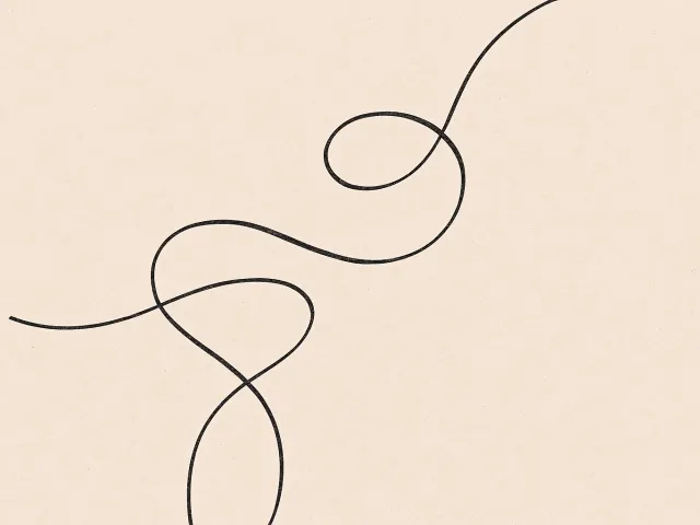minimal abstract beige curves forming soft wave shapes