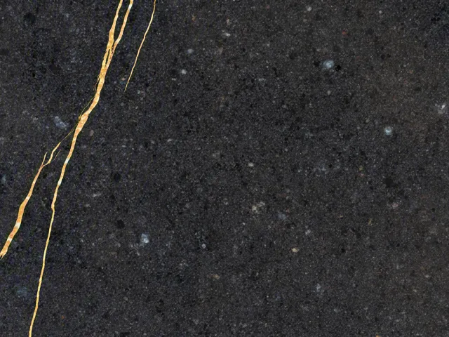 Elegant black marble with gold streak details