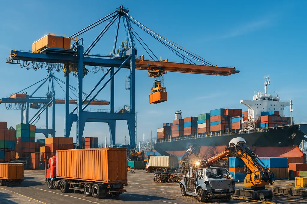 Cargo port illustration