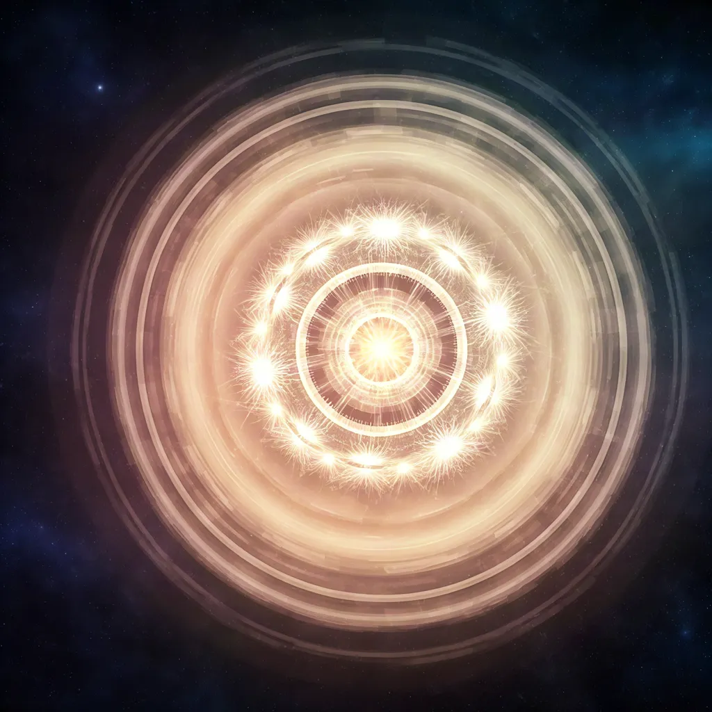 Circular abstract symbol