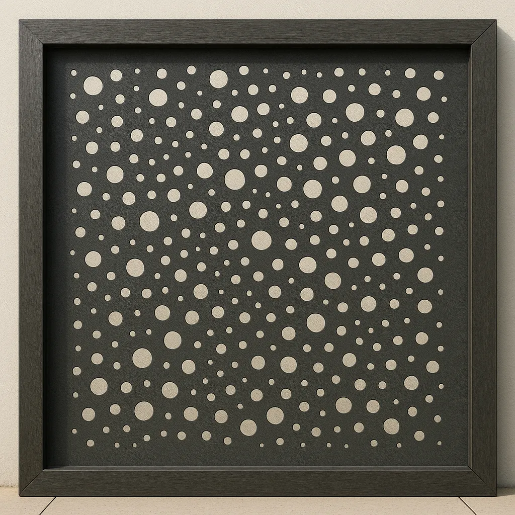 Circular metal pattern frame || ChatGPT ai**