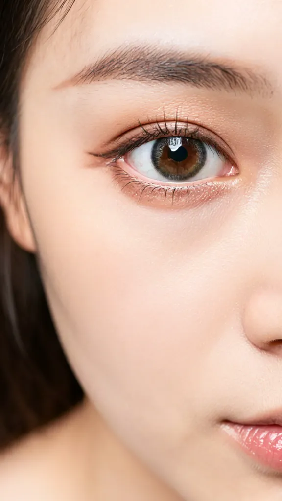 Close-up portrait of female eye