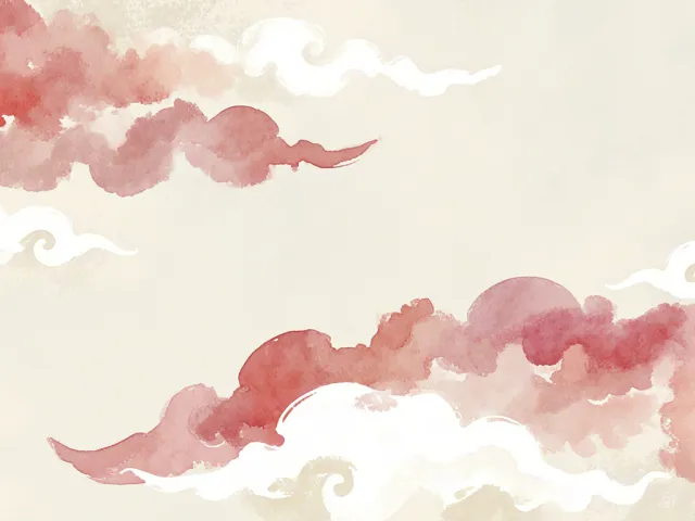 Light cloud watercolor wash background with soft blended texture