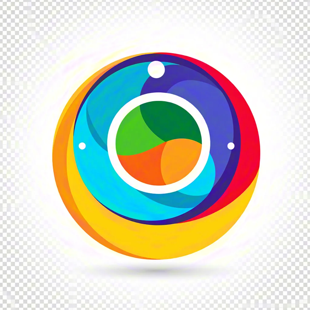Colorful circular abstract symbol