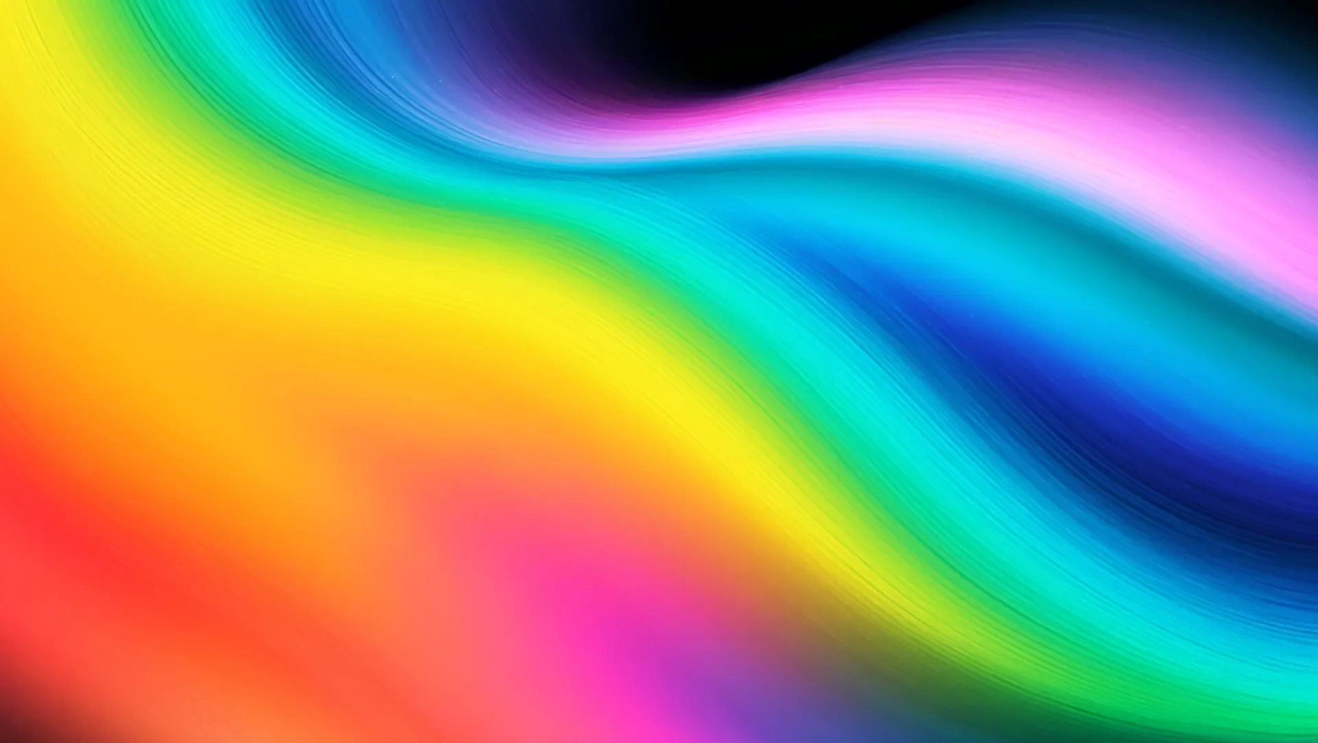 smooth colorful wave gradient background