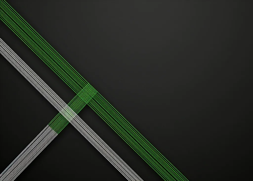 Diagonal colored light beams