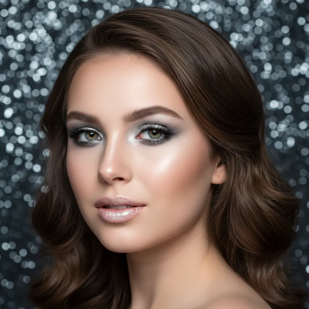 Glamorous Holiday Beauty Portrait