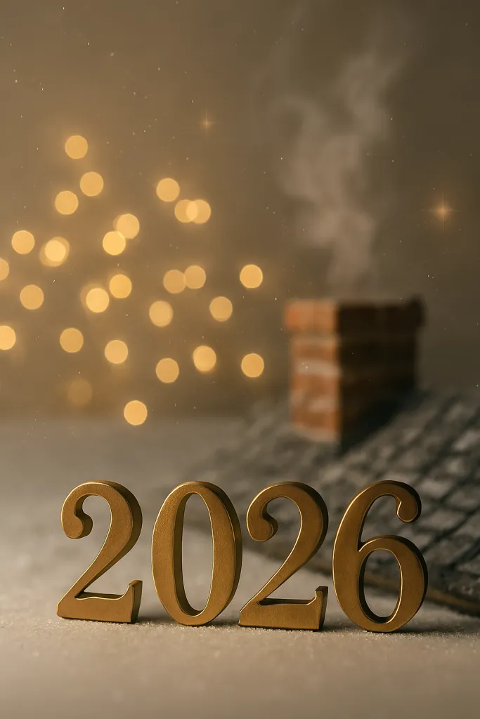 Golden 2026 New Year Concept