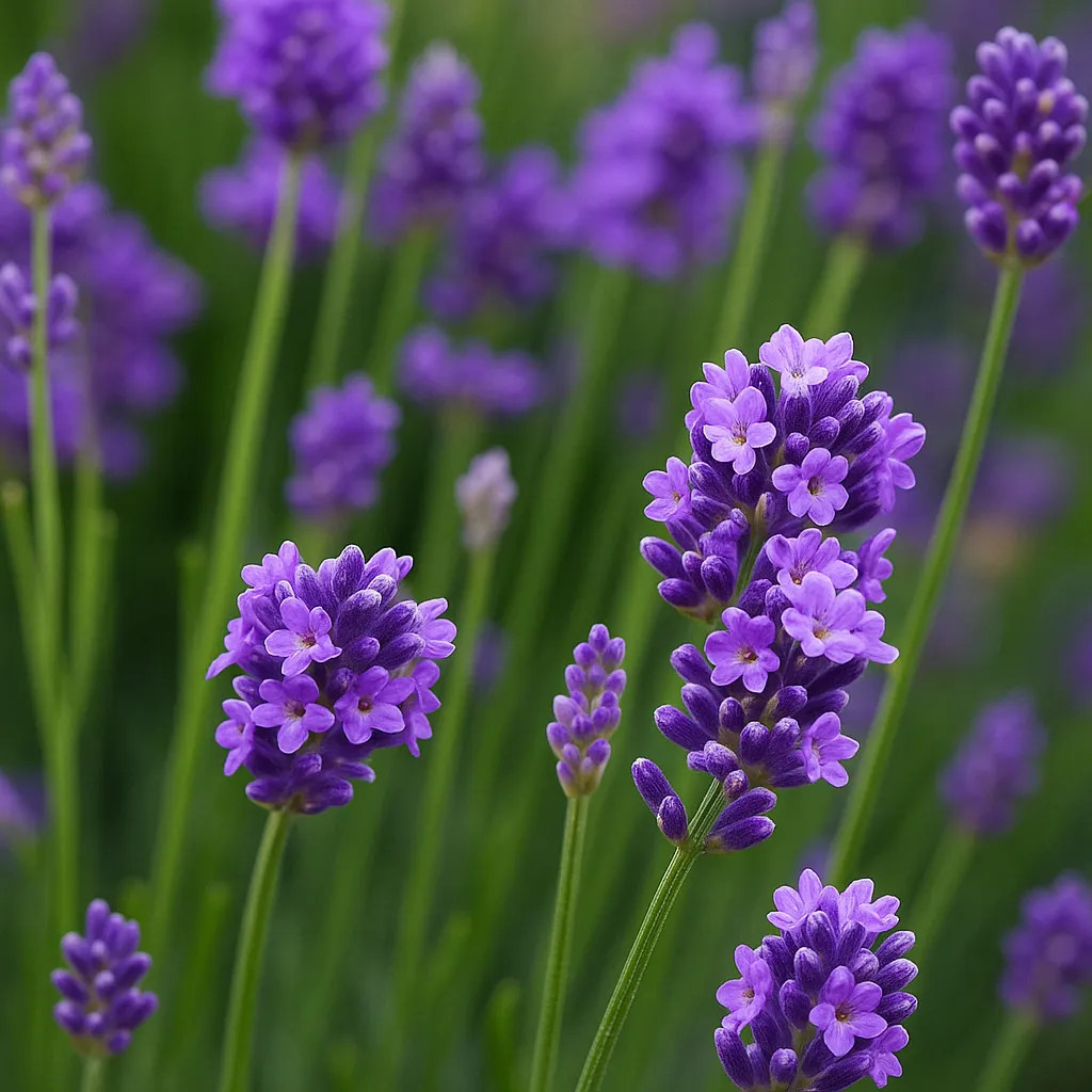 Lavender field detail || photo ai
