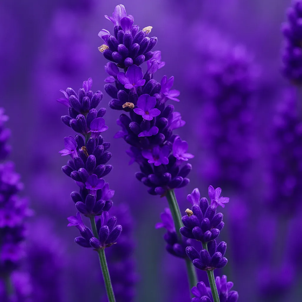Lavender macro close-up || photo ai