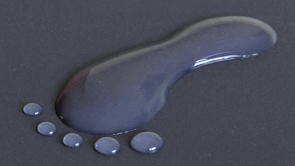 Metallic liquid drop illustration