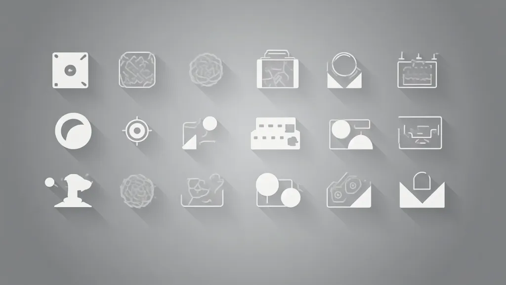 Minimal UI icon set