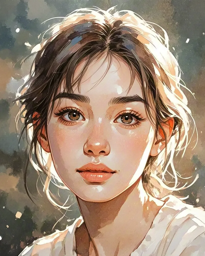 Portrait of a young woman