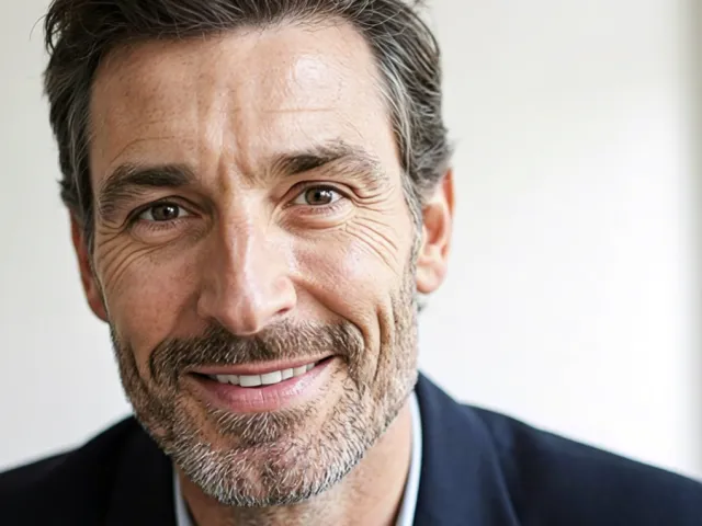 professional headshot of a smiling middle-aged man