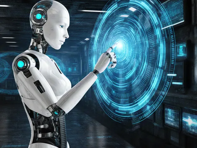 Robotic scientist operating virtual screen