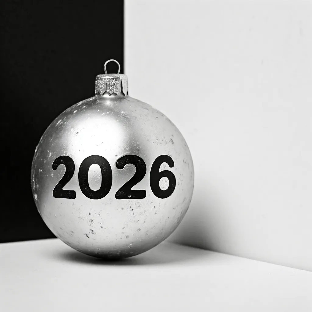 Silver Christmas Ornament 2026