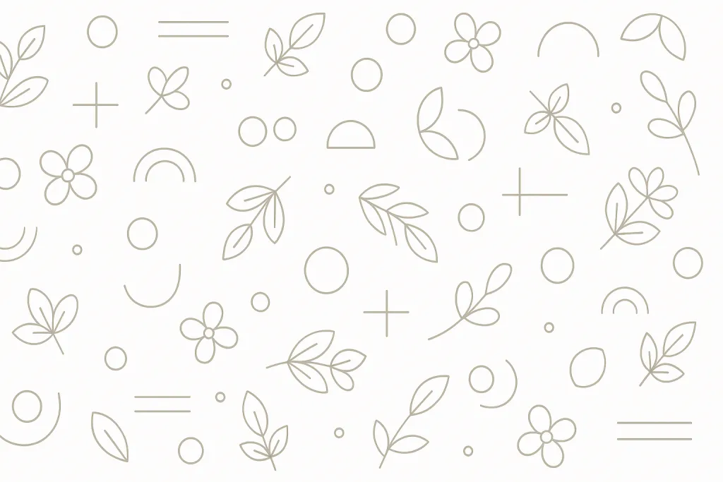 Simple pattern with food line icons