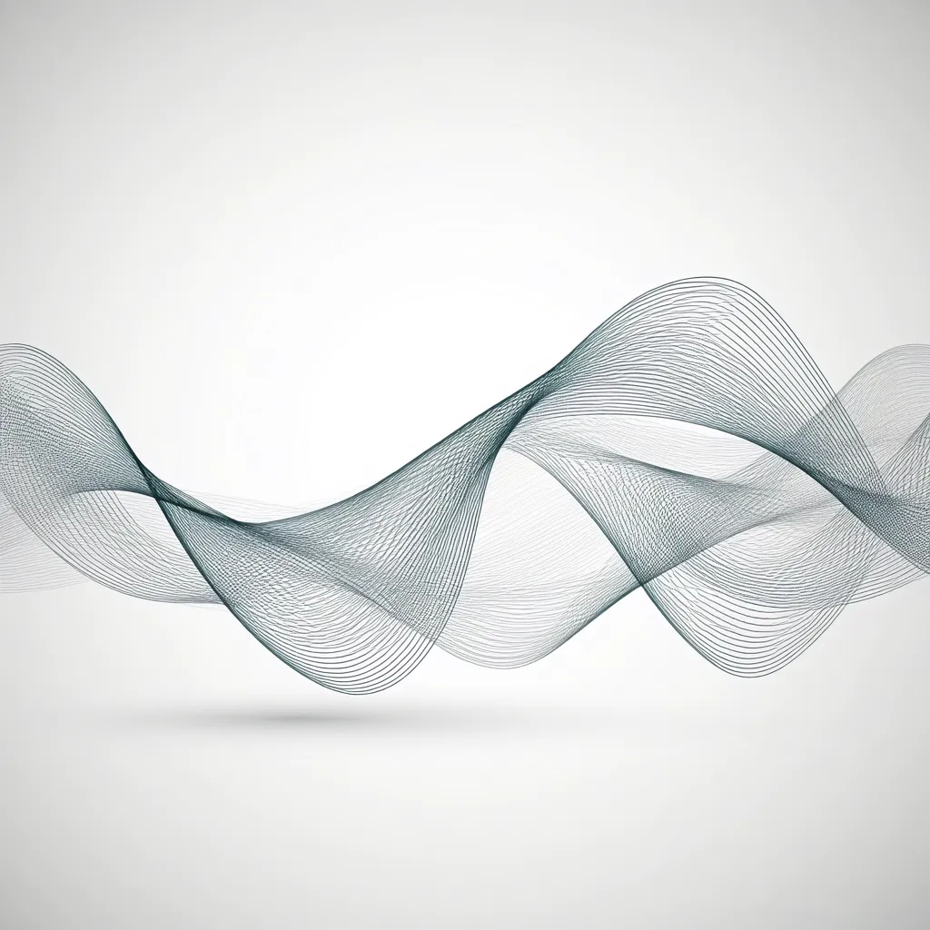 Soft abstract wave background