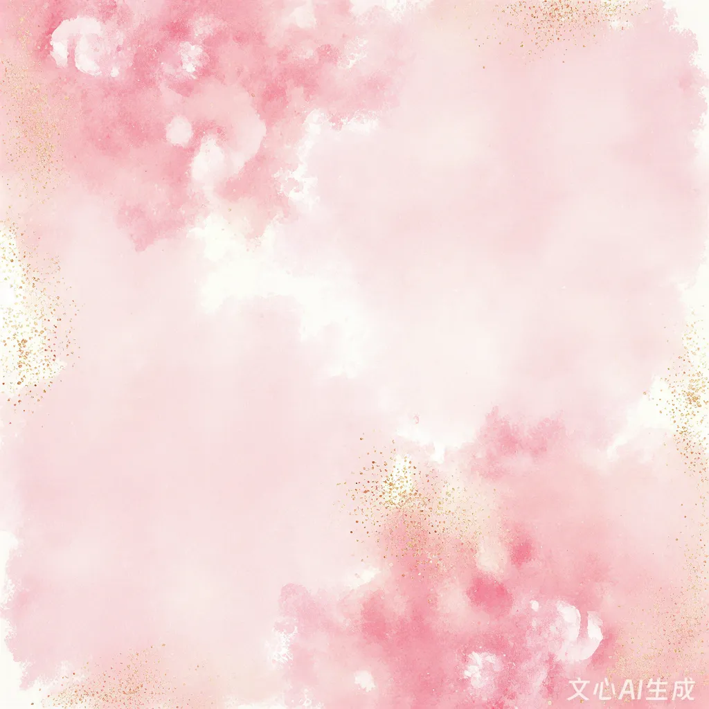 Soft pastel watercolor splash