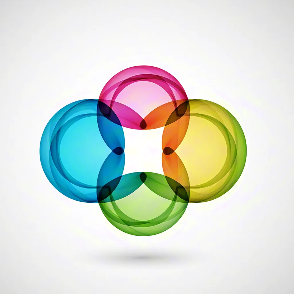 Transparent color rings