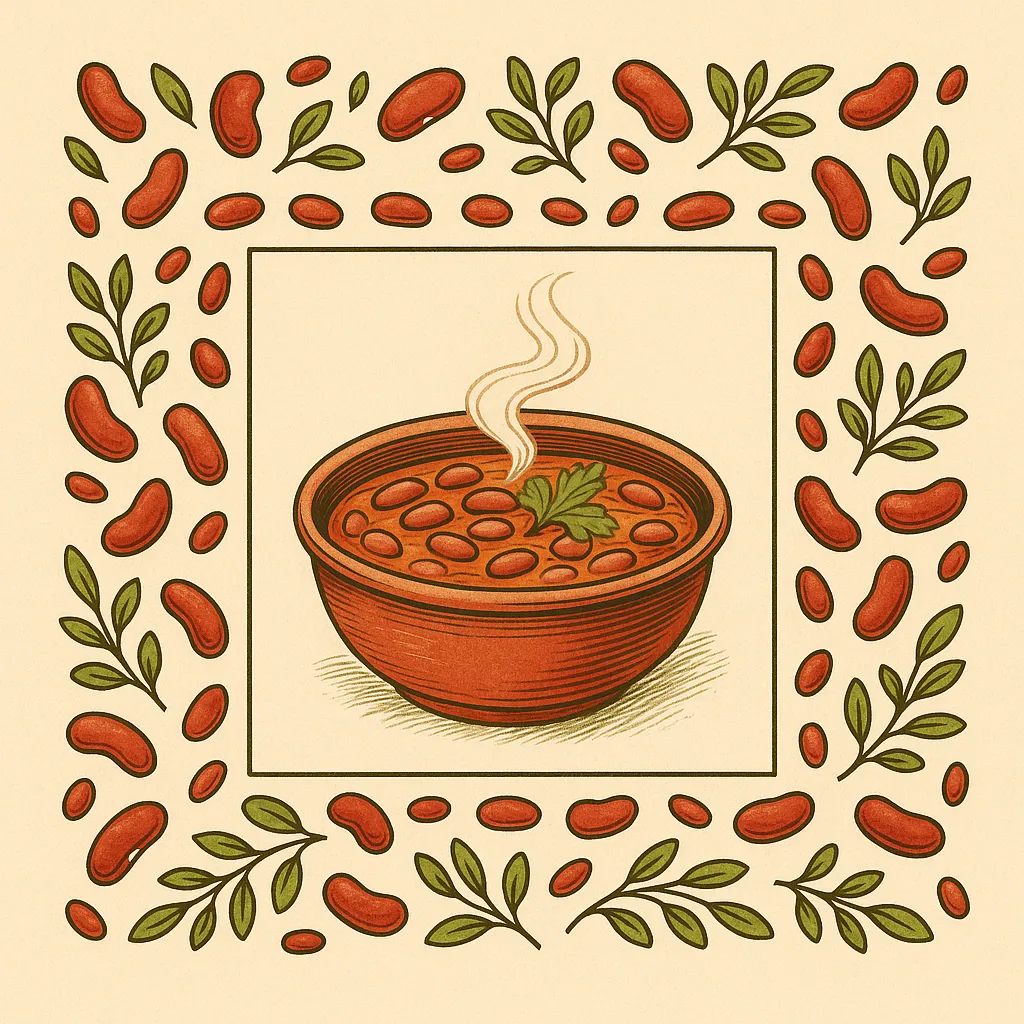 Vintage soup bowl illustration || ai**