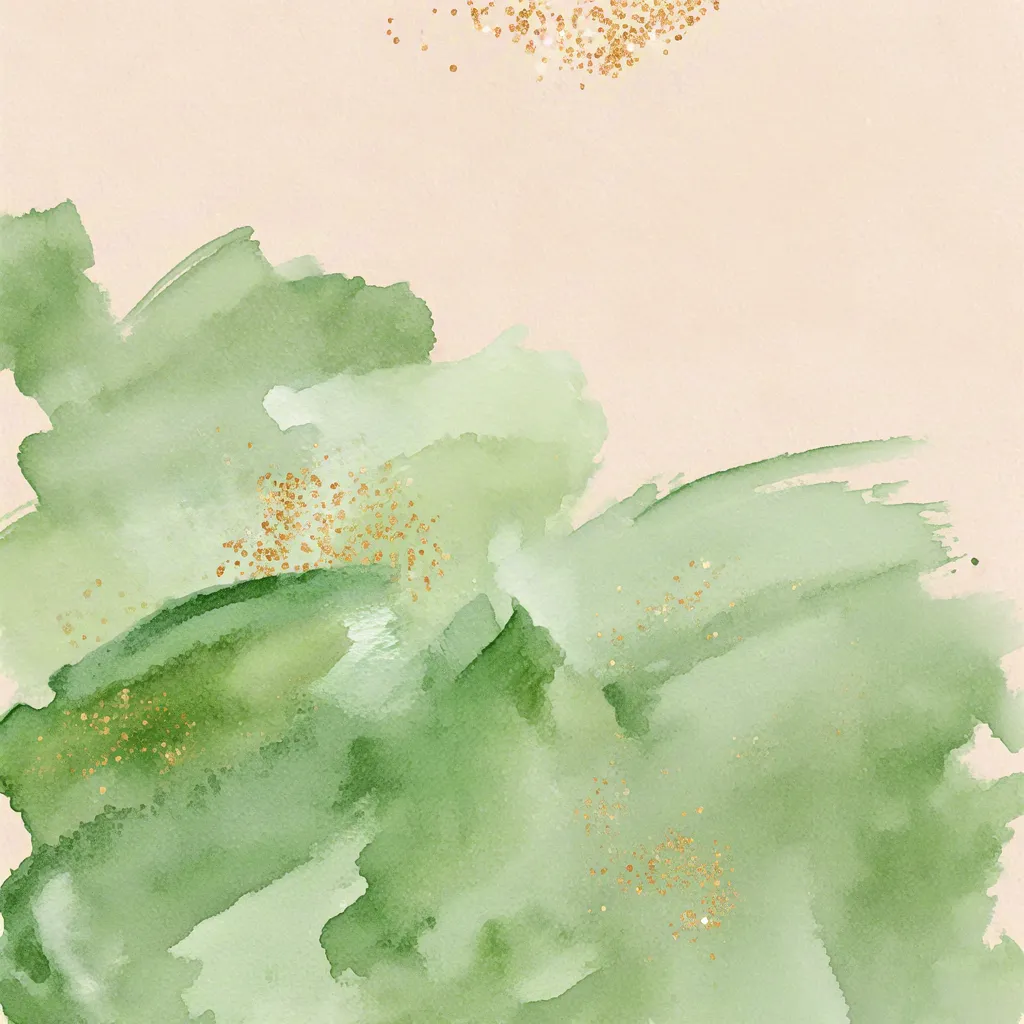 Watercolor green abstract texture
