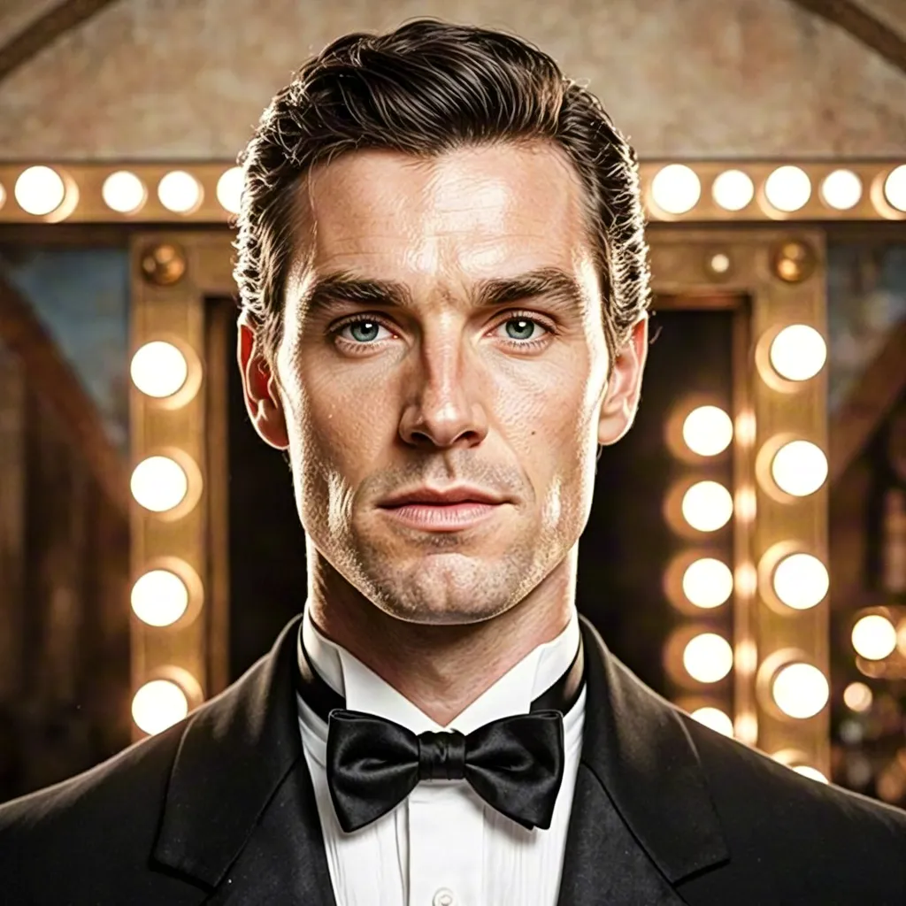 Dramatic Male Portrait with Studio Lights || ai