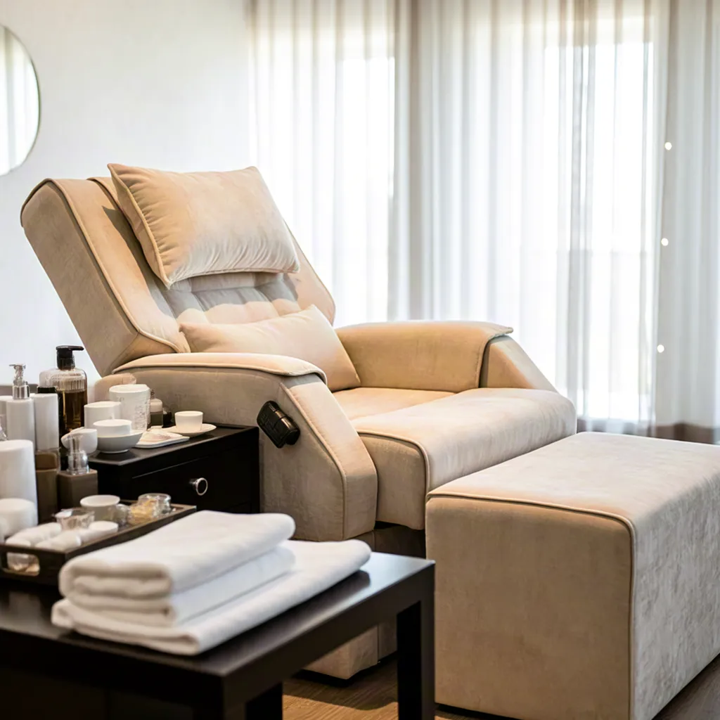 Luxury spa chair interior