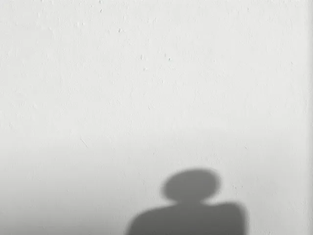 Minimal abstract background with soft light and subtle shadow