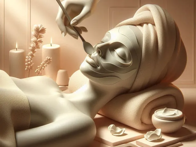 Facial Gipsy Mask Beauty Treatment with