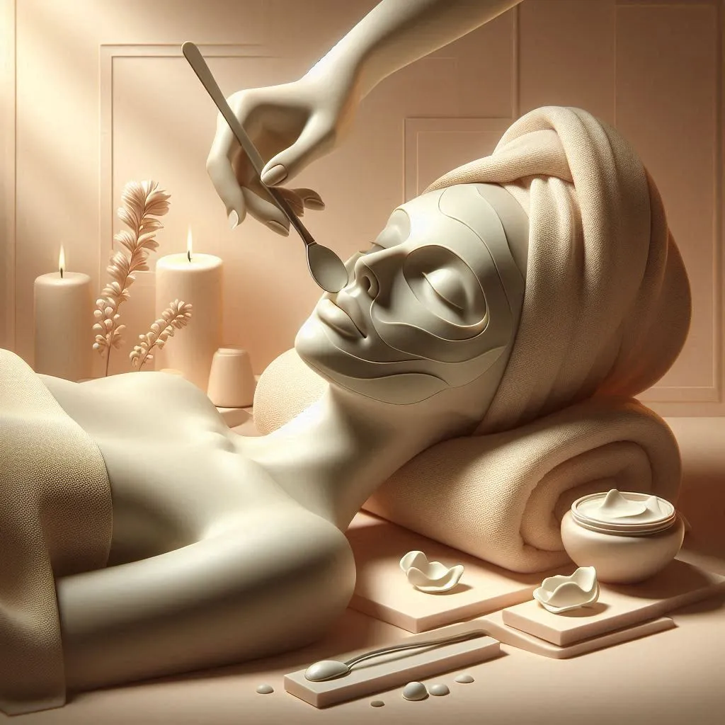 Facial Gipsy Mask Beauty Treatment with