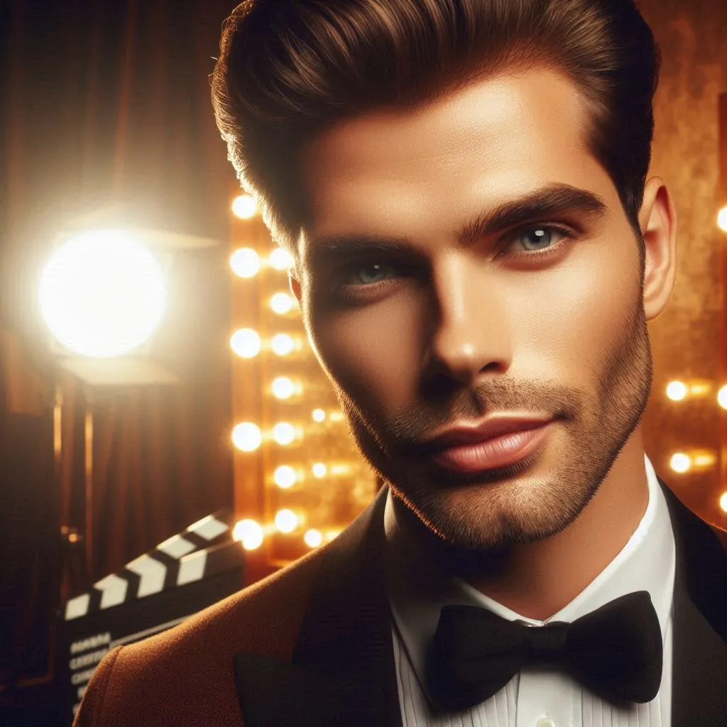 Stylish Man on Red Carpet Event || ai