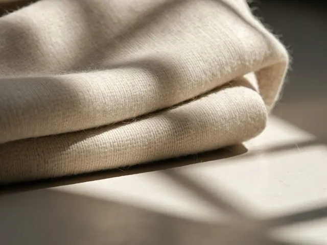 Folded fabric in soft natural light